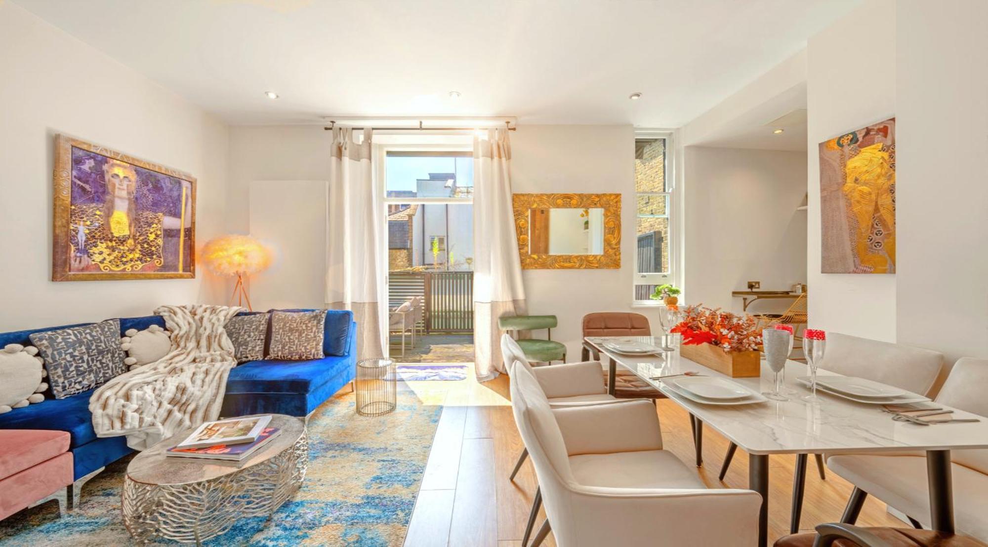 Designer Victorian Flat With Large Terrace Apartment Лондон Екстериор снимка