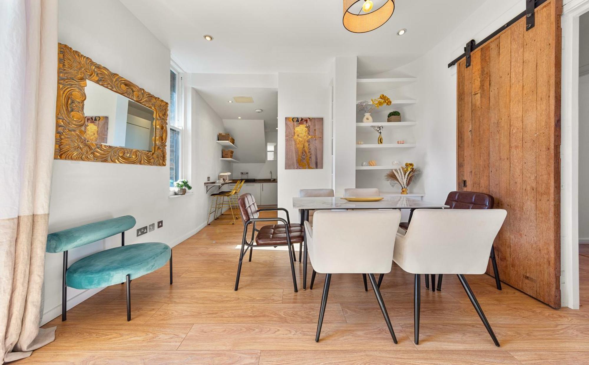 Designer Victorian Flat With Large Terrace Apartment Лондон Екстериор снимка